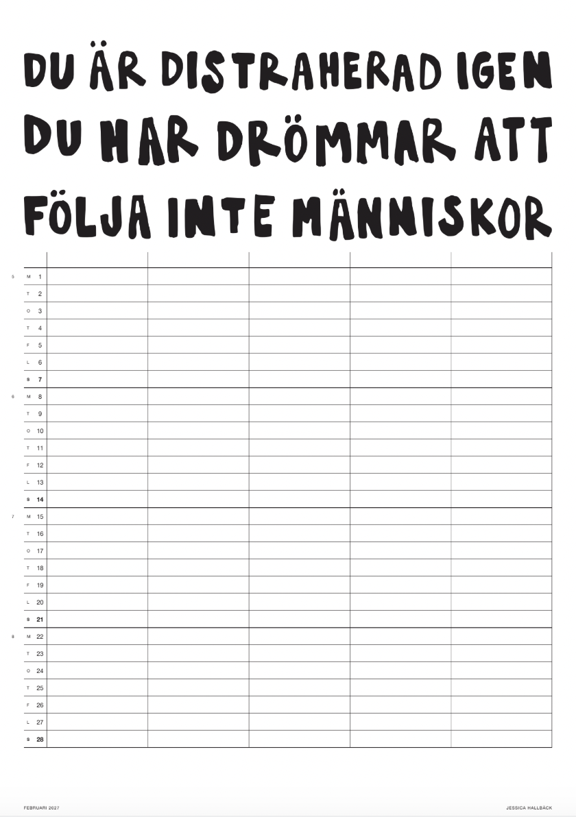 Familjekalender 2027 - Bild 3
