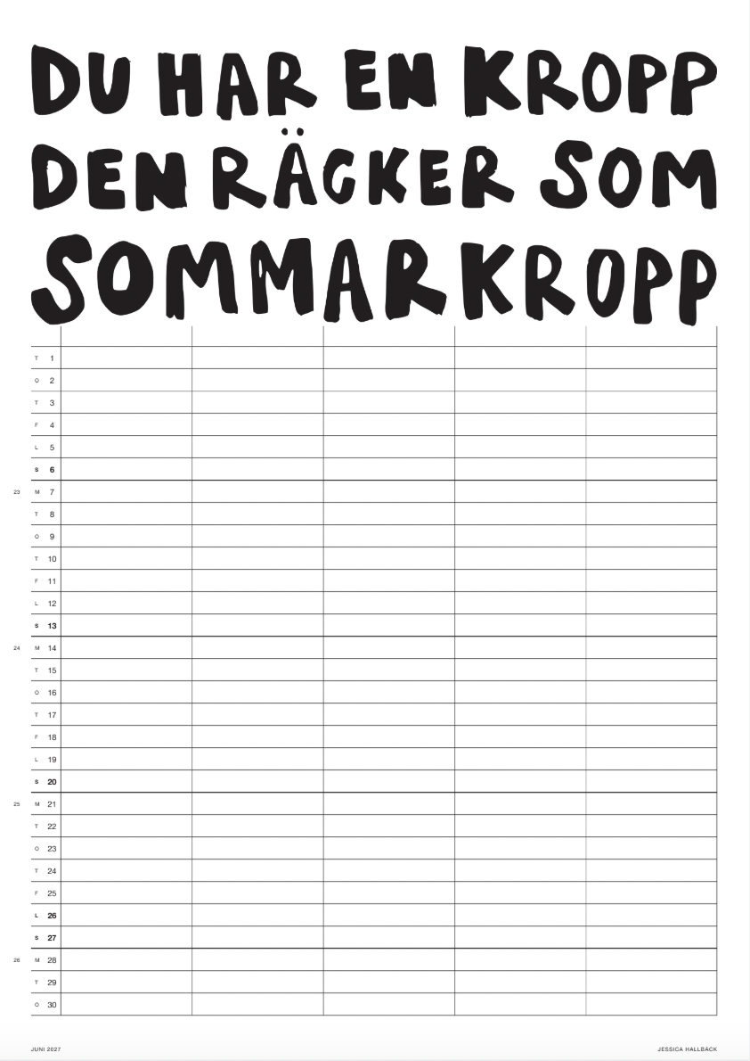 Familjekalender 2027 - Bild 7