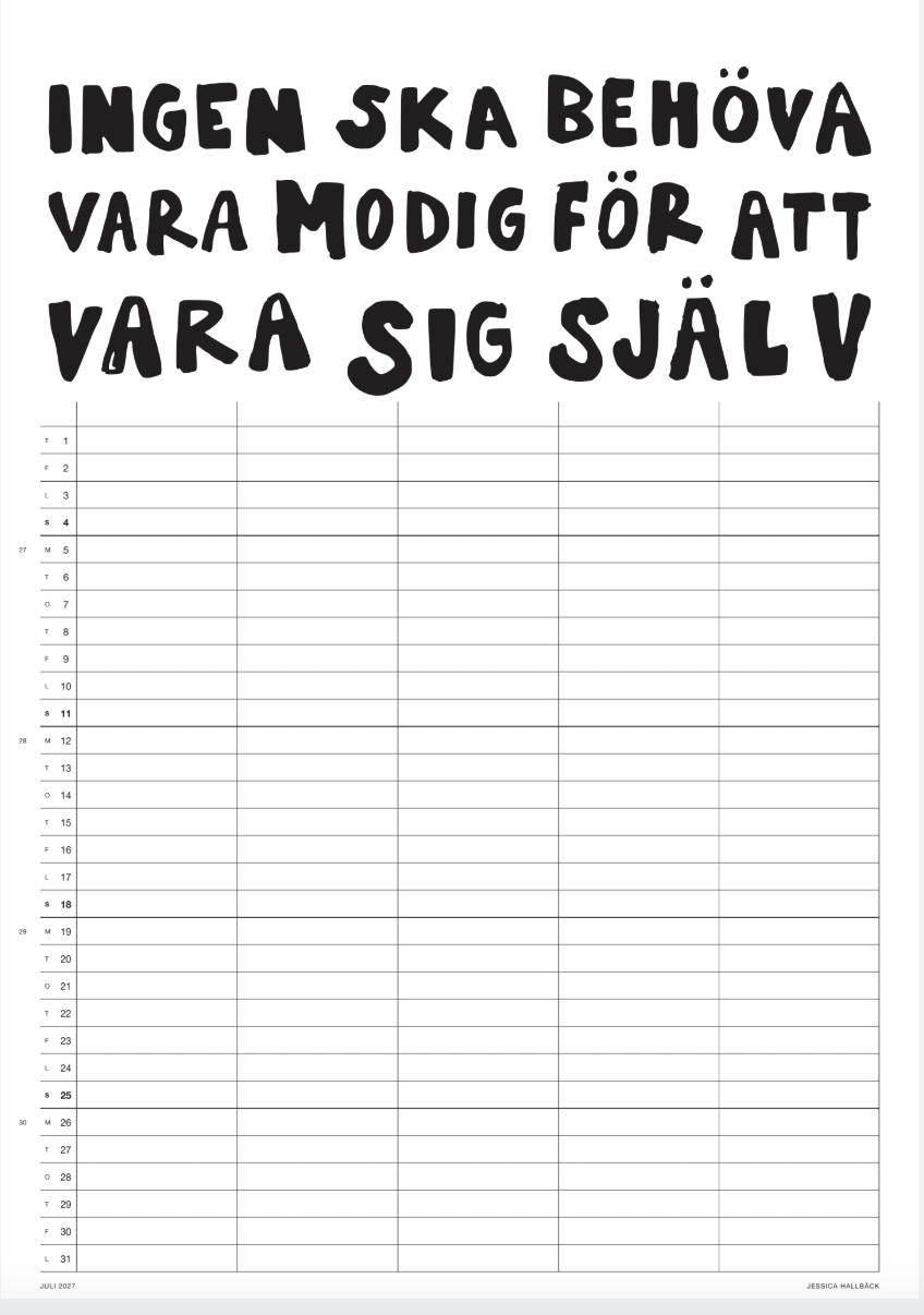 Familjekalender 2027 - Bild 8
