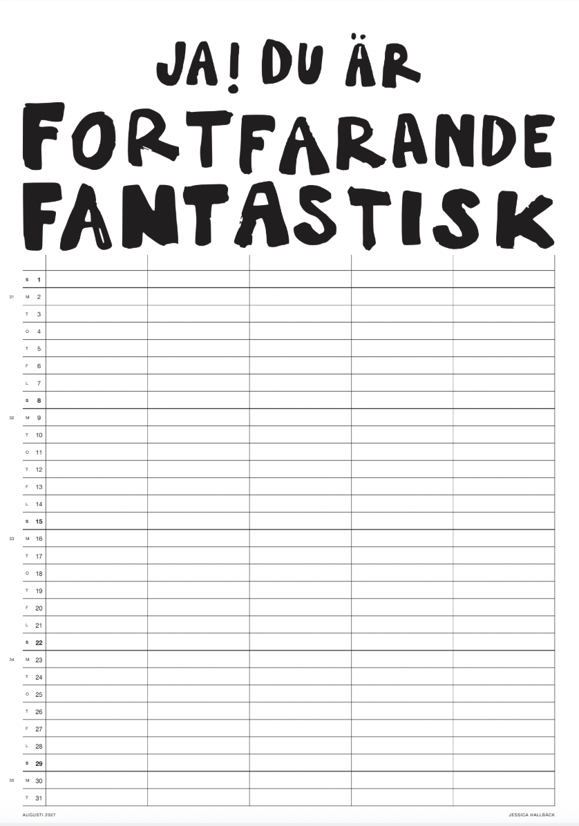Familjekalender 2027 - Bild 9