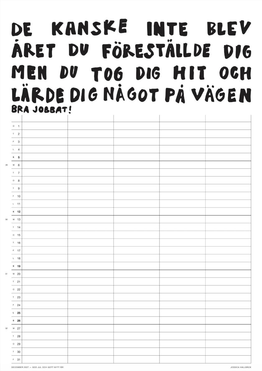 Familjekalender 2027 - Bild 13
